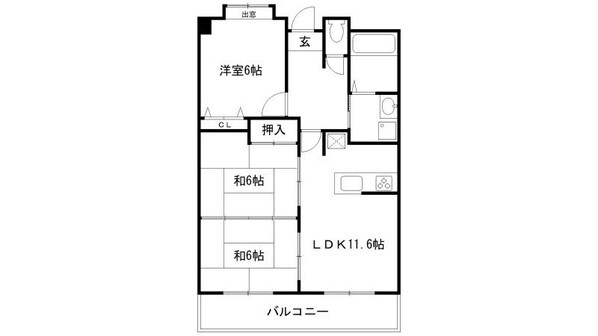 サニーリバーの物件間取画像